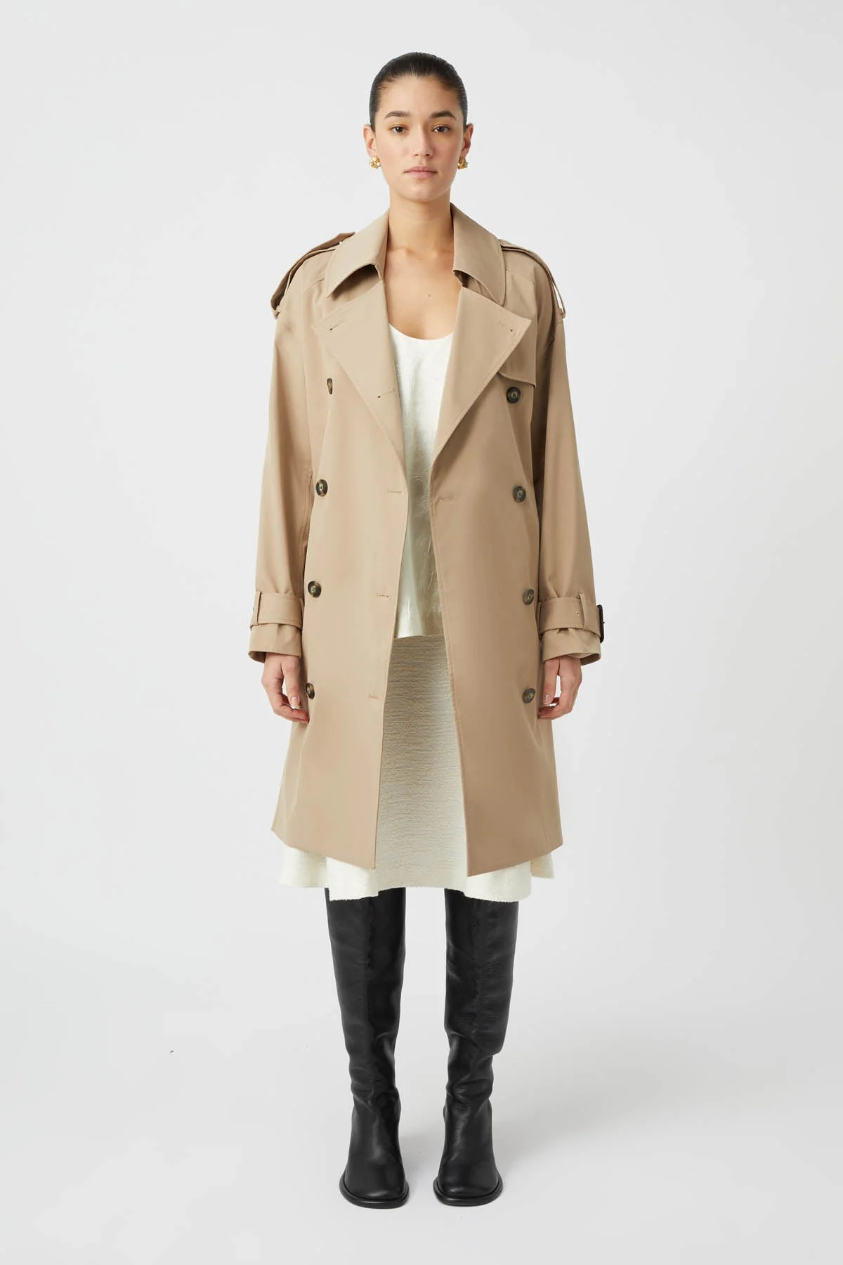 Evans Classic Knee Length Trench - Image 4