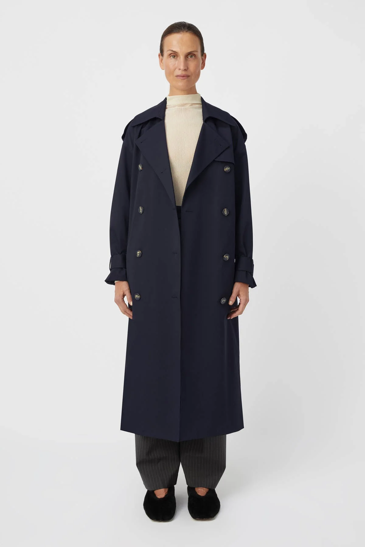 Evans Classic Trench Coat - Image 3
