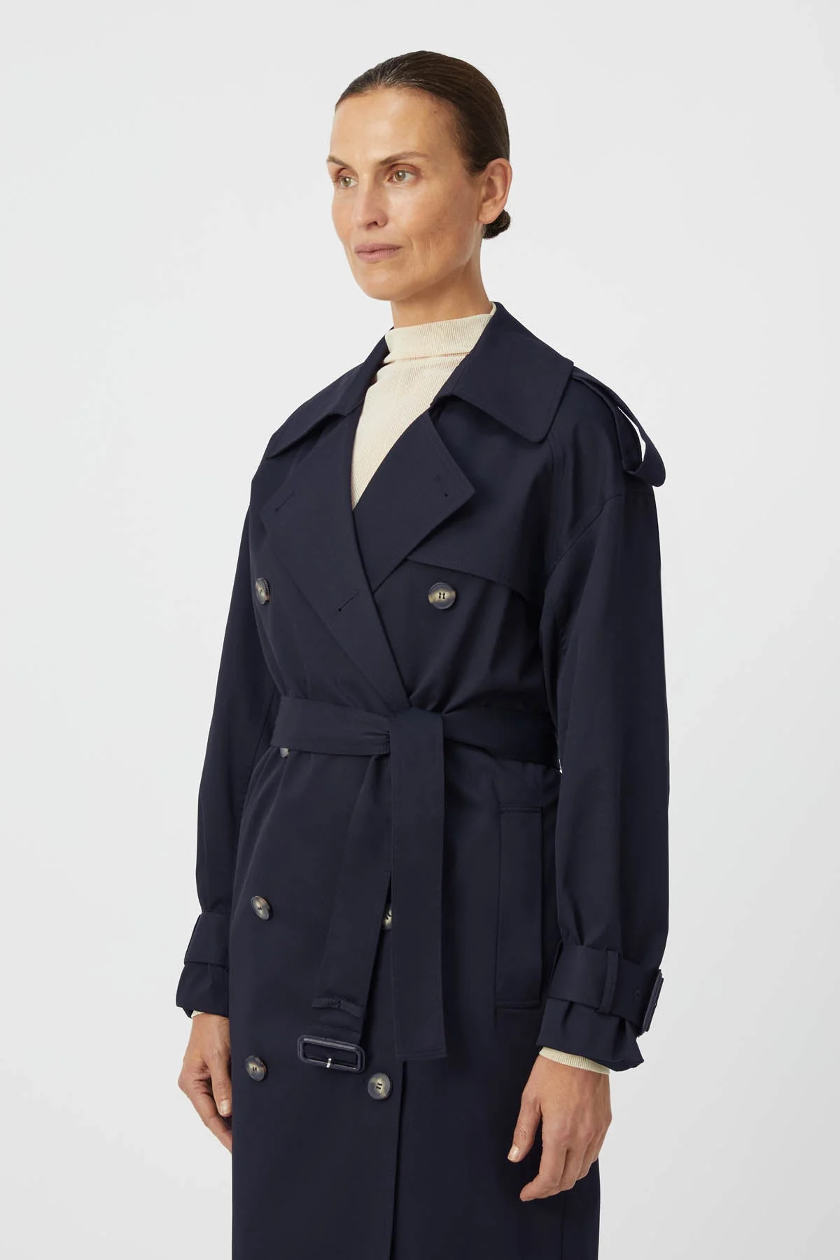 Evans Classic Trench Coat - Image 4