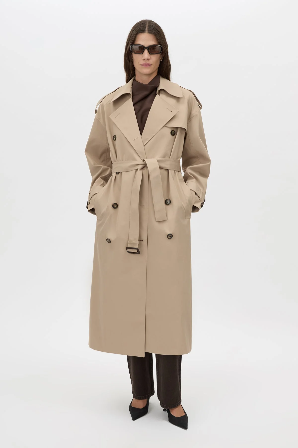 Evans Classic Trench Coat - Image 4