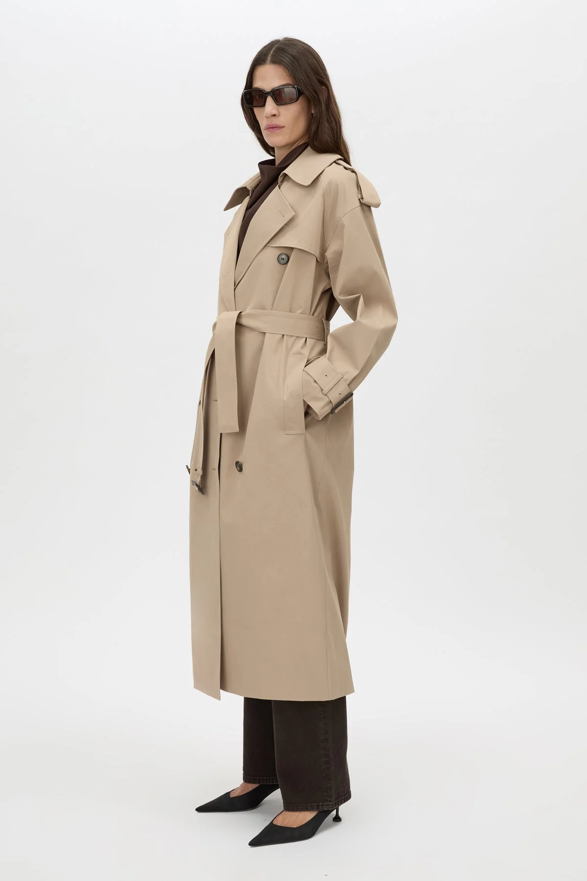Evans Classic Trench Coat - Image 5