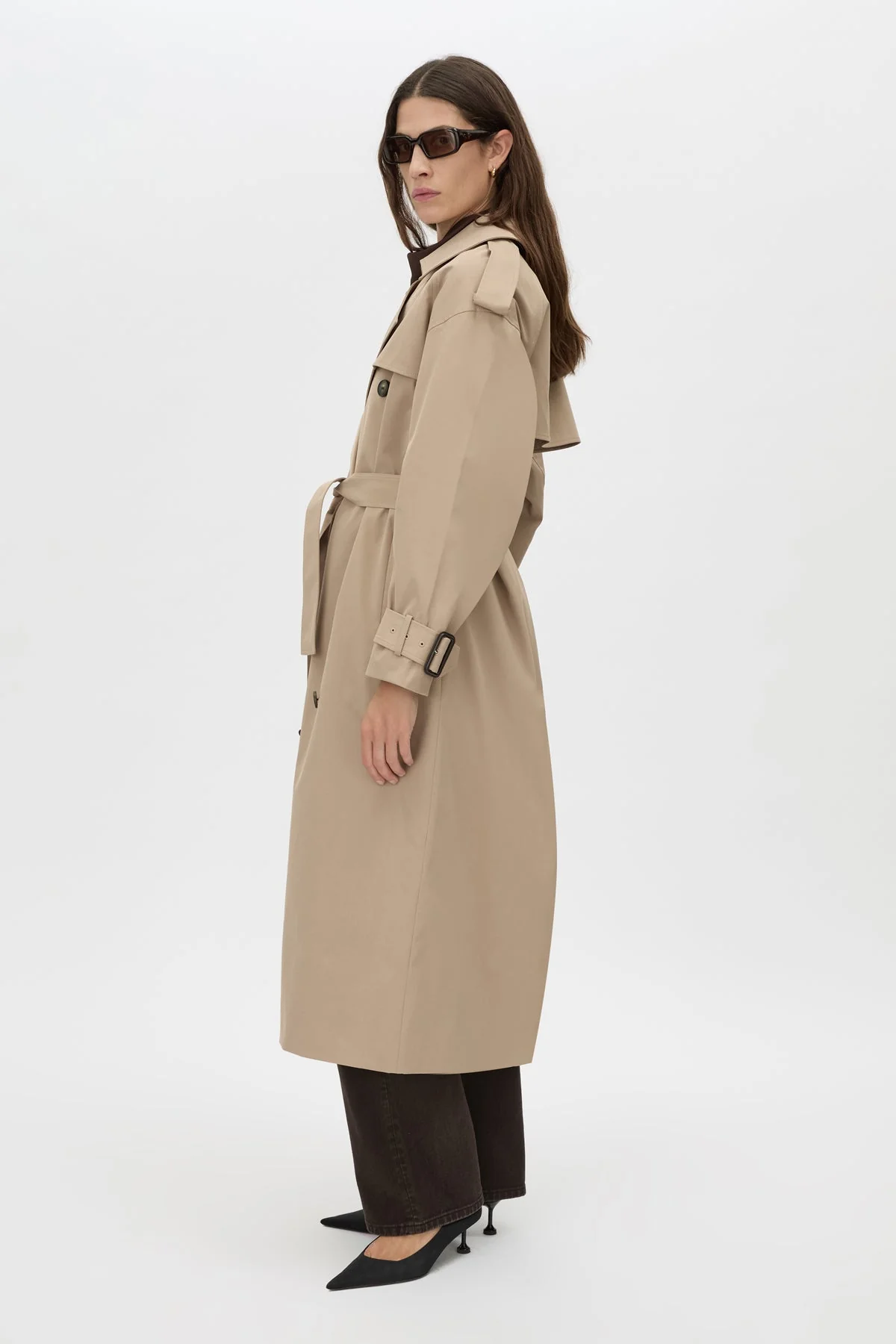 Evans Classic Trench Coat - Image 6