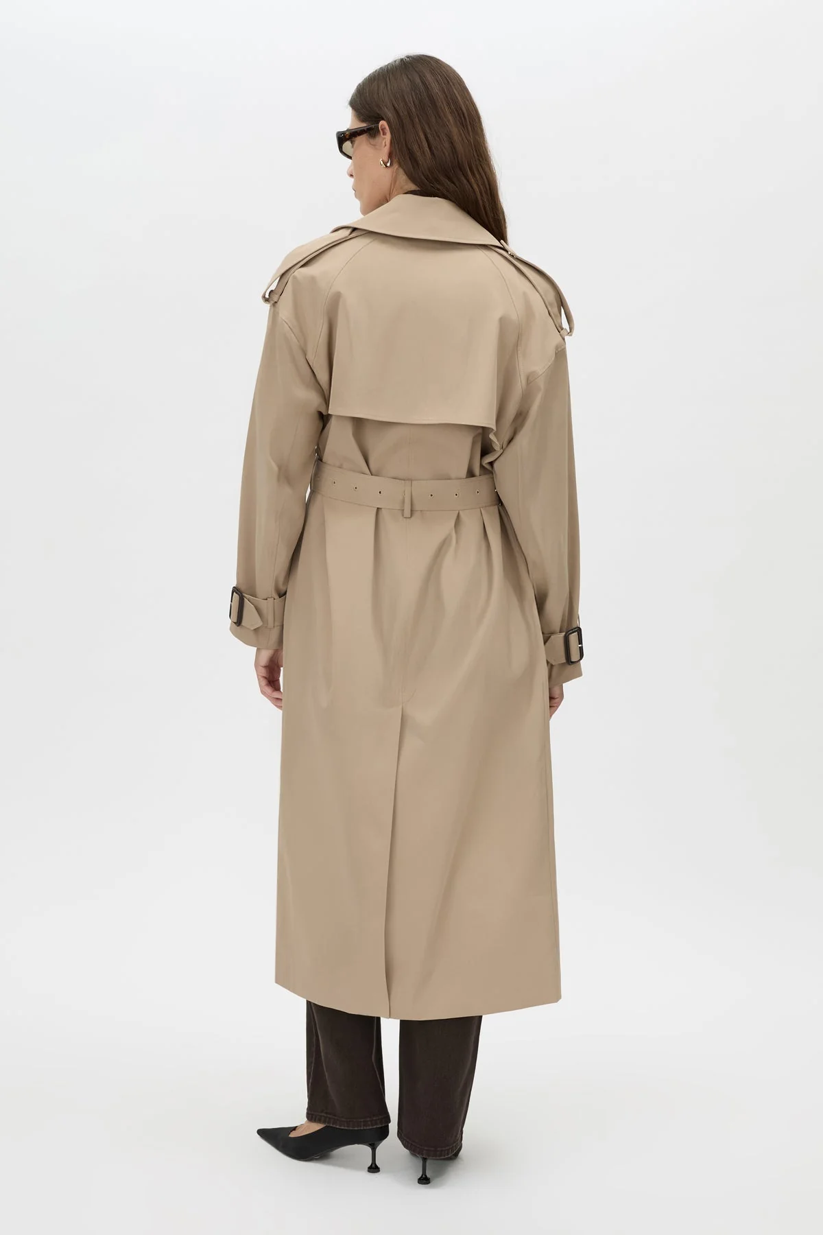Evans Classic Trench Coat - Image 7