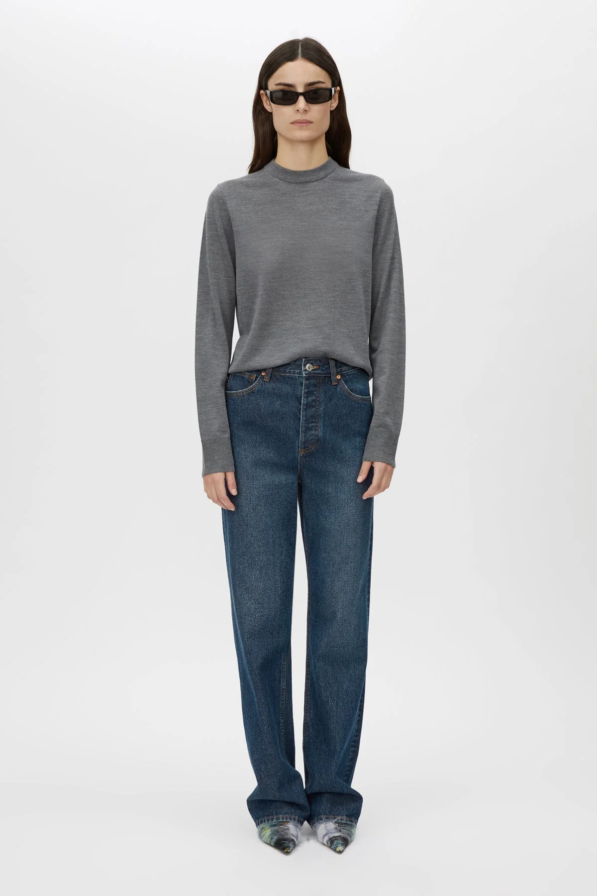 Leona Classic Crew Neck Sweater - Image 4