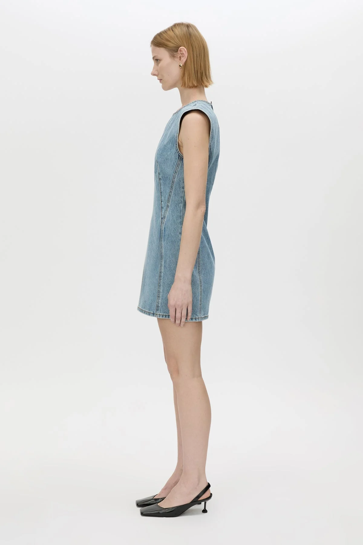 Maja Denim Dress - Image 4