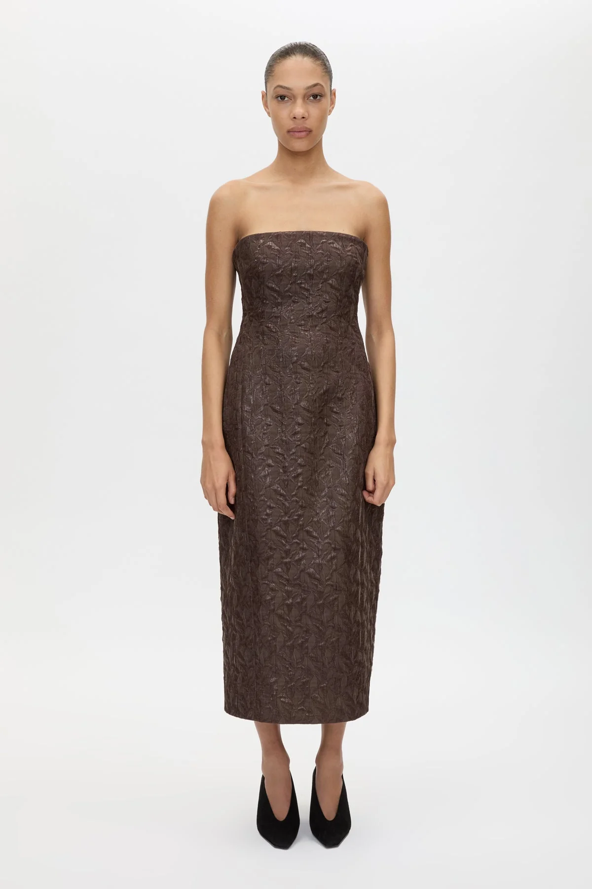 Rennick Strapless Midi Dress - Image 3