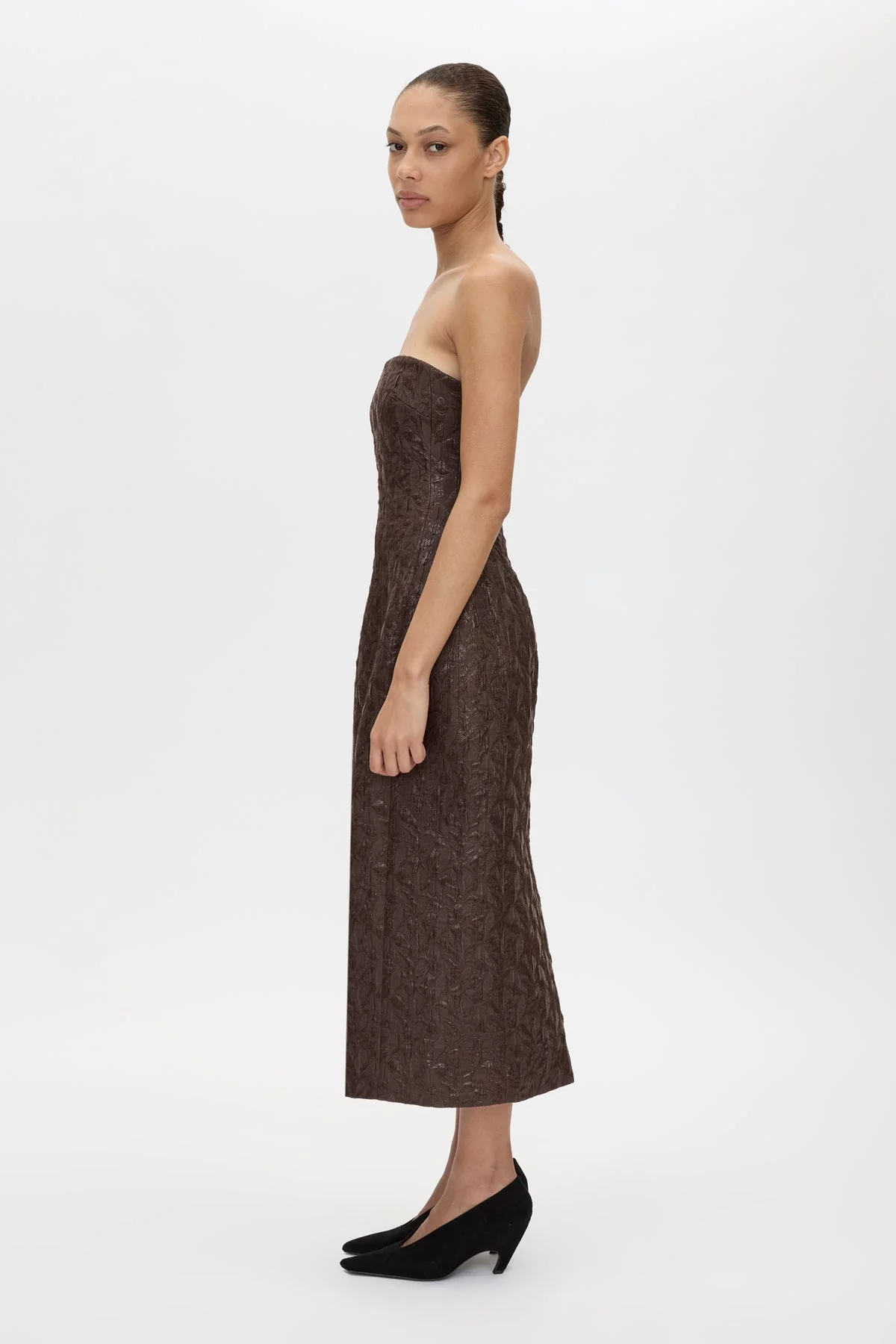 Rennick Strapless Midi Dress - Image 4